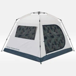 Quechua Abri De Camping 4 Places - Base Easy Fresh - Polyvalent, Instantané à Arceaux -Camping En Plein Air abri de camping 4 places base easy fresh polyvalent instantane a arceaux 5
