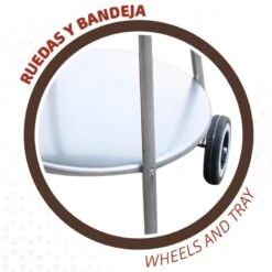 Barbecue Portable Rond 4 Hauteurs Aktive -Camping En Plein Air barbecue portable rond 4 hauteurs aktive 4