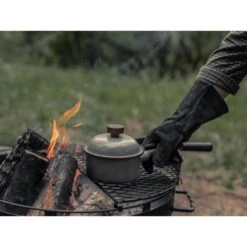 Barebones Casserole En émail / Poêle En Acier - Gris Pierre -Camping En Plein Air barebones casserole en email poele en acier gris pierre 3