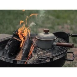 Barebones Casserole En émail / Poêle En Acier - Gris Pierre -Camping En Plein Air barebones casserole en email poele en acier gris pierre 4