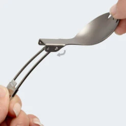 Batterie De Cuisine De Camping Set | Casseroles + Fourchette/Cuillère | Titane -Camping En Plein Air batterie de cuisine de camping set casseroles fourchettecuillere titane 4