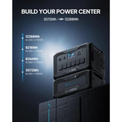 BLUETTI AC300+B300 Générateur Électrique 3072Wh,LiFePO4 Pour Panne De Courant -Camping En Plein Air bluetti ac300b300 generateur electrique 3072whlifepo4 pour panne de courant 5