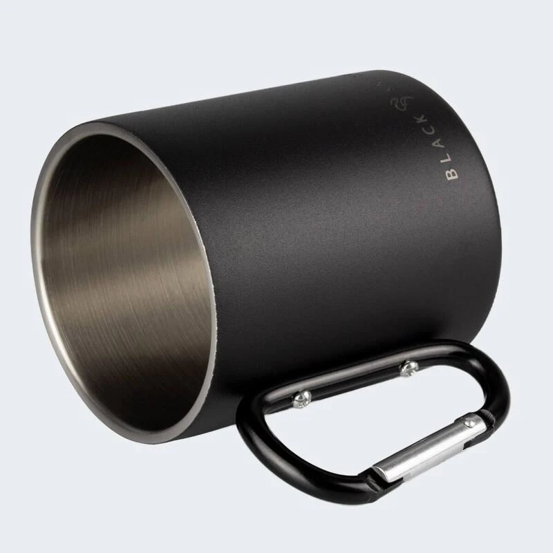 Camping Tasse Isotherme Mousqueton, Assiette Plate Et Couverts Set | Acier Inox 4 Camping Tasse Isotherme Mousqueton, Assiette Plate Et Couverts Set | Acier Inox – Image 4