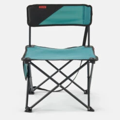 Quechua CHAISE BASSE PLIANTE DE CAMPING MH100 Bleue -Camping En Plein Air chaise basse pliante de camping mh100 bleue 4