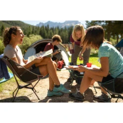 Quechua CHAISE BASSE PLIANTE DE CAMPING MH500 GRIS -Camping En Plein Air chaise basse pliante de camping mh500 gris 6