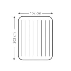 Intex Classic Downy - Lit Gonflable - 203x152x25cm - Compris Les Accessoires -Camping En Plein Air classic downy lit gonflable 203x152x25cm compris les accessoires 3