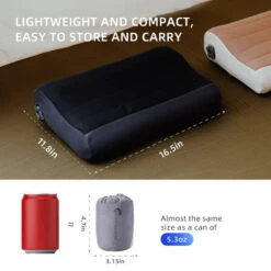 Coussin D'air Flextail Gear Zero Pillow - Beige -Camping En Plein Air coussin dair flextail gear zero pillow beige 6