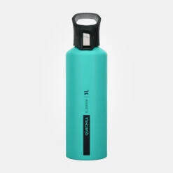 Quechua Gourde Alu 1L Avec Bouchon à Ouverture Rapide Pour La Randonnée - Vert -Camping En Plein Air gourde alu 1l avec bouchon a ouverture rapide pour la randonnee vert 9