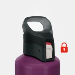 Quechua Gourde Alu 1L Avec Bouchon à Ouverture Rapide Pour La Randonnée - Violet 13 Quechua Gourde Alu 1L Avec Bouchon à Ouverture Rapide Pour La Randonnée - Violet -Camping En Plein Air gourde alu 1l avec bouchon a ouverture rapide pour la randonnee violet 3