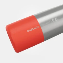 Quechua Gourde Isotherme Inox 0,8L Bouchon à Ouverture Rapide Pour La Randonnée - Rouge -Camping En Plein Air gourde isotherme inox 08l bouchon a ouverture rapide pour la randonnee rouge 2