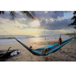 TICKET TO THE MOON Hamac TTTM King Size Bleu Aqua / Rose -Camping En Plein Air hamac tttm king size bleu aqua rose 2