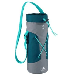 Quechua Housse Isotherme Pour Gourde Randonnée 1,2 à 1,5 Litre Gris/bleu -Camping En Plein Air housse isotherme pour gourde randonnee 12 a 15 litre grisbleu 3