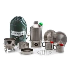 Kelly Kettle Kit Ultime 'Scout' - Acier Inoxydable NOUVEAU -Camping En Plein Air kelly kettle kit ultime scout acier inoxydable nouveau 3