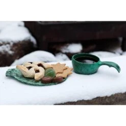 Kupilka Boîte-cadeau-Tasse, Cuillère Et Bol-Conifère (Vert) -Camping En Plein Air kupilka boite cadeau tasse cuillere et bol conifere vert 5