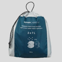 Lot De 2 Housses De Rangement De Trekking - Demi-lune Imperméables - 2x7L -Camping En Plein Air lot de 2 housses de rangement de trekking demi lune impermeables 2x7l 2