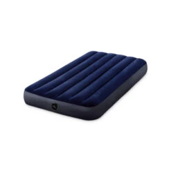 Matelas Gonflable - Intex Classic Downy -1 Personne - 99x191x25 Cm (BxLxH) -Camping En Plein Air matelas gonflable intex classic downy 1 personne 99x191x25 cm bxlxh 2
