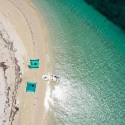 TICKET TO THE MOON Picnic Blanket Emerald / Green -Camping En Plein Air picnic blanket emerald green 2