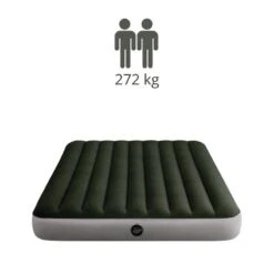 Intex Prestige Downy Jr. Twin Airbed - Lit Gonflable - 191x152x25cm - Avec Accessoires -Camping En Plein Air prestige downy jr twin airbed lit gonflable 191x152x25cm avec accessoires 2