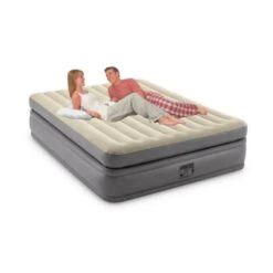 Intex Prime Comfort Elevated Queen - Lit Gonflable - 203x152x51cm - Avec Accessoires -Camping En Plein Air prime comfort elevated queen lit gonflable 203x152x51cm avec accessoires 2