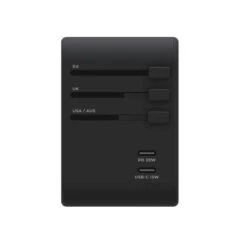 Prise Mondiale Universelle RollingSQUARE Avec 2 USB-C Et 3 USB-A -Camping En Plein Air prise mondiale universelle rollingsquare avec 2 usb c et 3 usb a 2