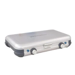 Campingaz Réchaud De Camping à Gaz 2 Feux Camp & Grill - Plancha, Grill Et Wok -Camping En Plein Air rechaud de camping a gaz 2 feux camp and grill plancha grill et wok 5