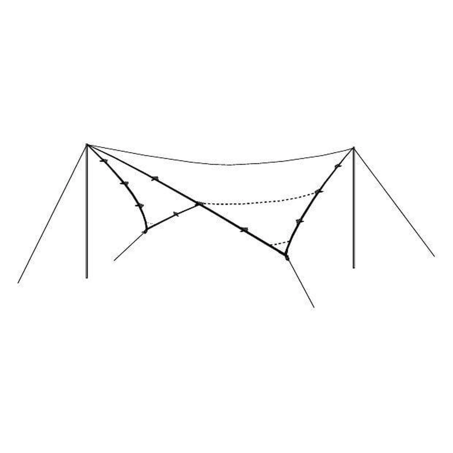 Robens Tarp 4x4 - Polycoton 4 Robens Tarp 4x4 - Polycoton – Image 4