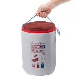Quechua SAC DE COUCHAGE EN COTON POUR LE CAMPING - ARPENAZ 0° COTON -Camping En Plein Air sac de couchage en coton pour le camping arpenaz 0 coton 9