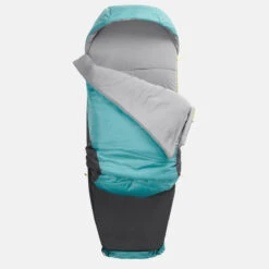 Quechua SAC DE COUCHAGE ENFANT 2 EN 1 - SLEEPIN BED JUNIOR 10°C BLEU -Camping En Plein Air sac de couchage enfant 2 en 1 sleepin bed junior 10c bleu 3