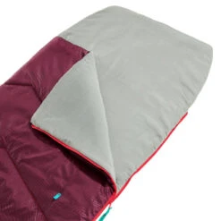 Quechua SAC DE COUCHAGE ENFANT MH100 10°C - PRUNE -Camping En Plein Air sac de couchage enfant mh100 10c prune 7