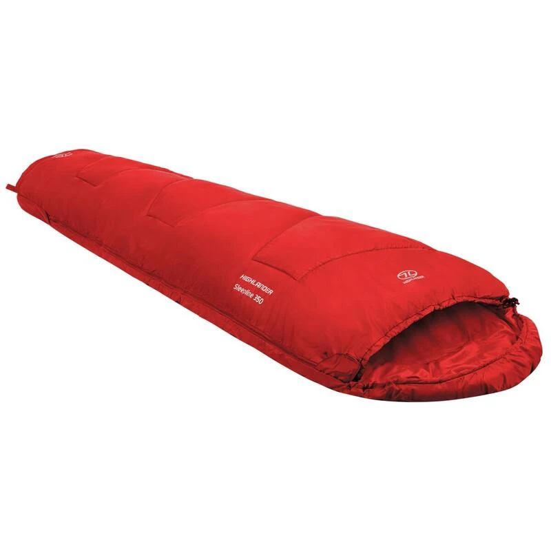 HIGHLANDER Sac De Couchage Sleepline 350 Momie 4°C Rouge 1 HIGHLANDER Sac De Couchage Sleepline 350 Momie 4°C Rouge