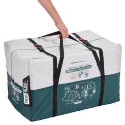 Quechua Tente à Arceaux De Camping - Arpenaz 6.3 F&B - 6 Personnes - 3 Chambres -Camping En Plein Air tente a arceaux de camping arpenaz 63 f and b 6 personnes 3 chambres 3