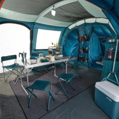 Quechua Tente à Arceaux De Camping - Arpenaz 8.4 - 8 Personnes - 4 Chambres -Camping En Plein Air tente a arceaux de camping arpenaz 84 8 personnes 4 chambres 4