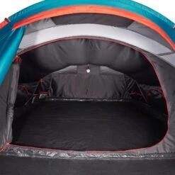 Quechua Tente De Camping - 2 SECONDS XL - 3 Places - Fresh & Black -Camping En Plein Air tente de camping 2 seconds xl 3 places fresh and black 9