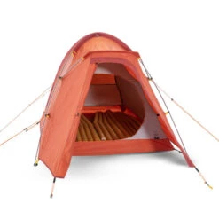 Tente Dôme De Trekking - 2 Places - MT100 -Camping En Plein Air tente dome de trekking 2 places mt100 5