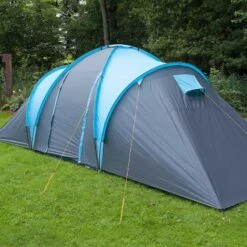 Tente Dôme Familiale Hammerfest 6 - Camping - 6 Personnes - 2 Cabines -Camping En Plein Air tente dome familiale hammerfest 6 camping 6 personnes 2 cabines 6